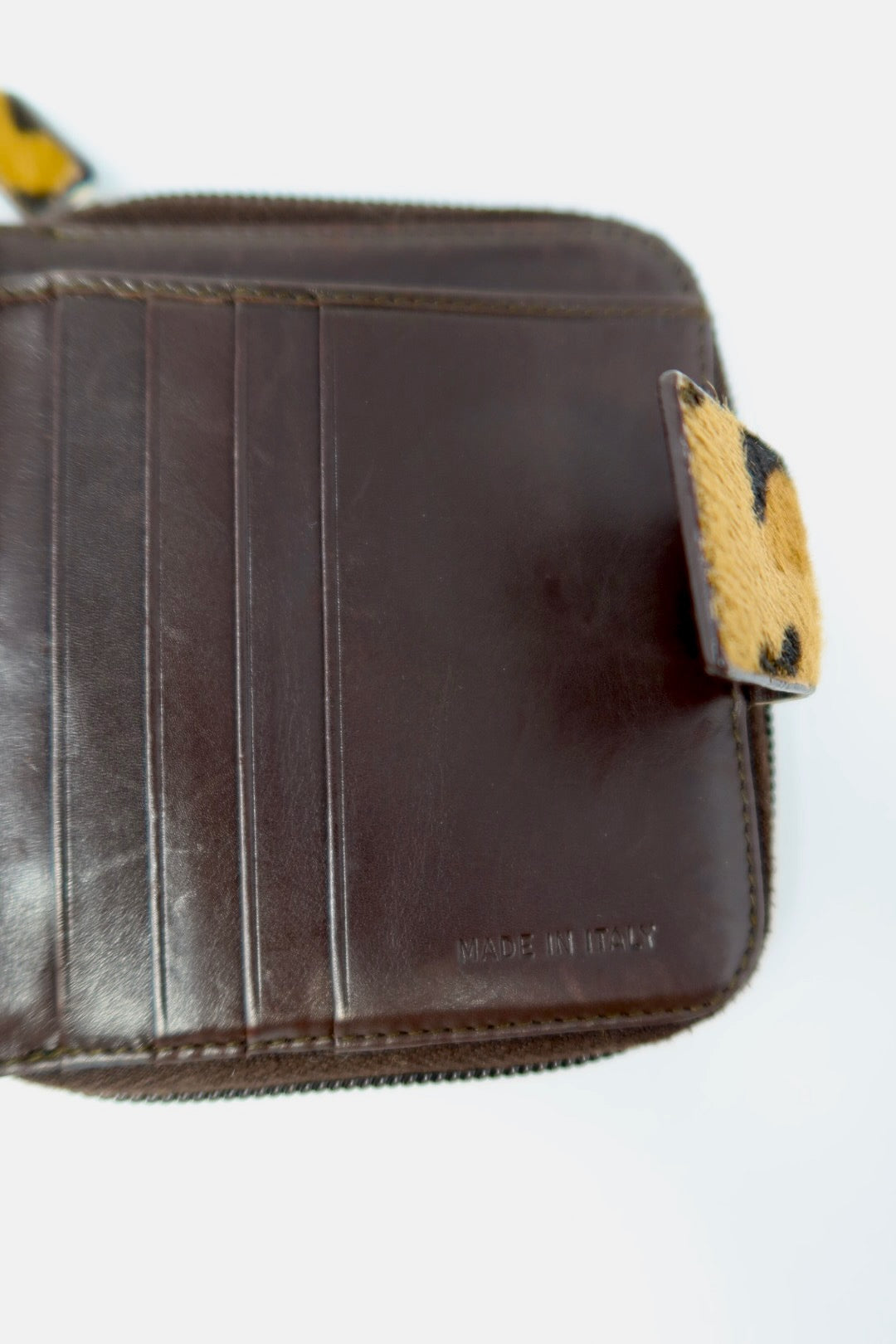 Prada Leopard Pony Hair Wallet