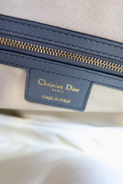 Dior Canvas Saddle Bag