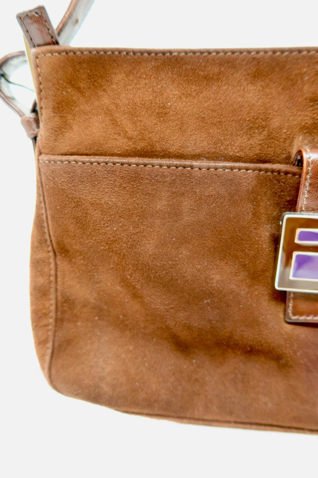 Fendi Brown Suede