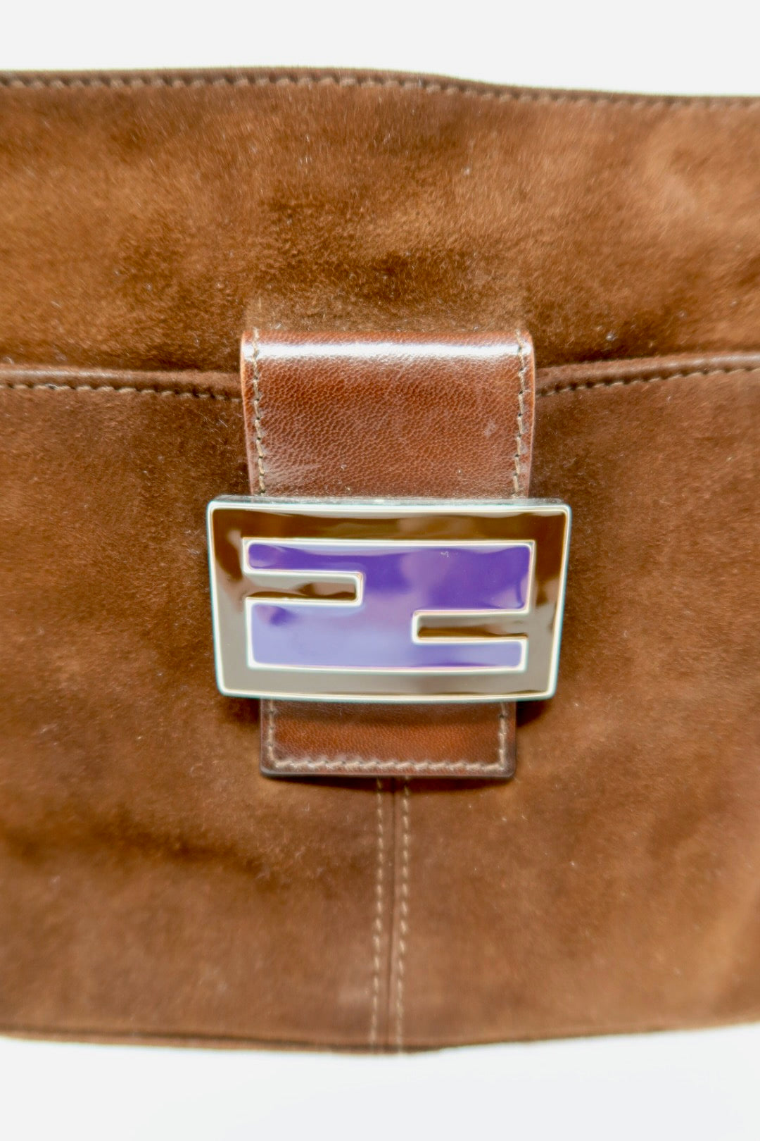 Fendi Brown Suede