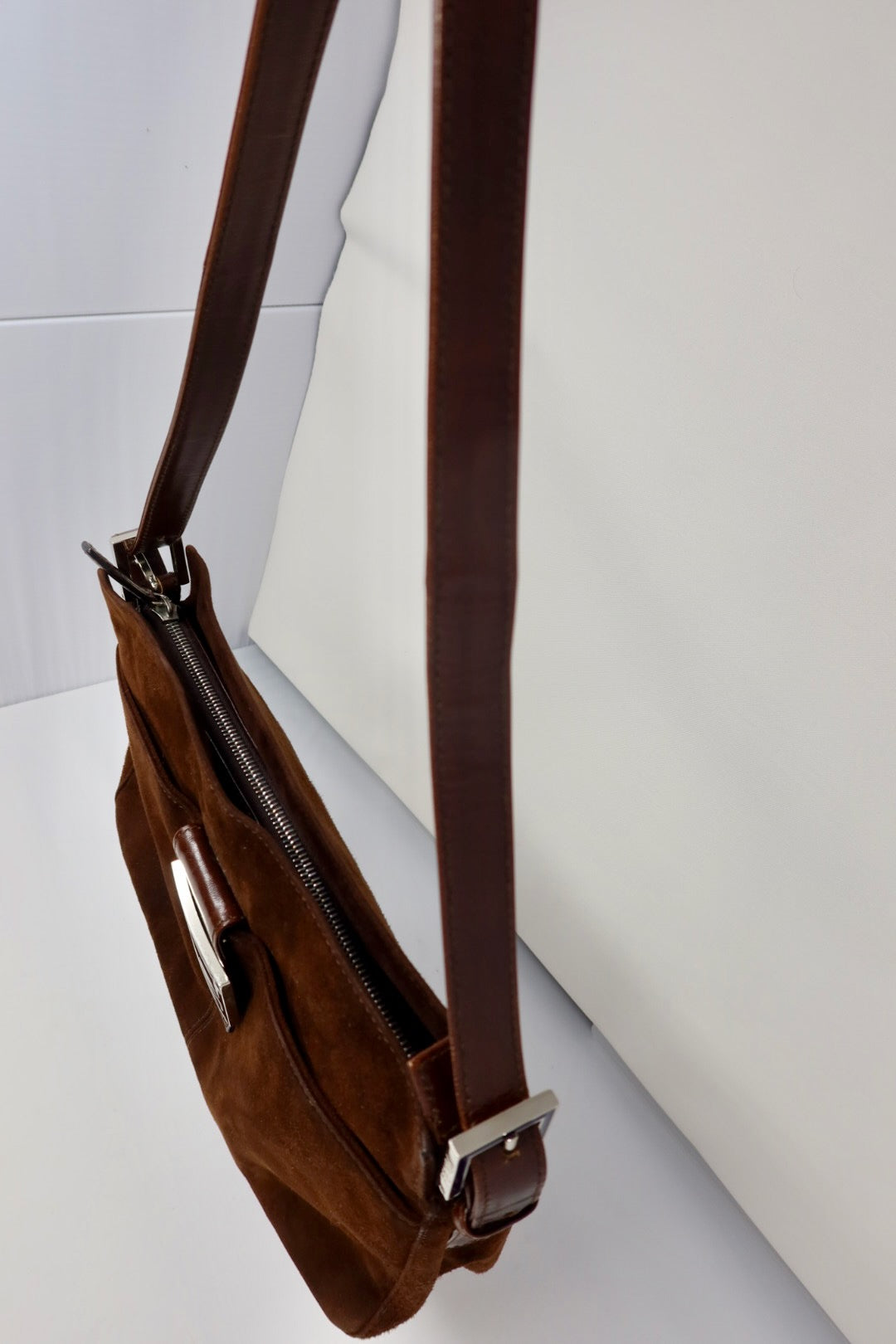 Fendi Brown Suede