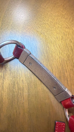 YSL Red Half Moon Mombasa Bag