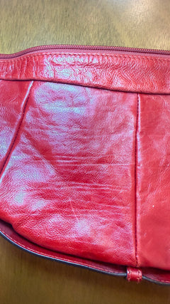 YSL Red Half Moon Mombasa Bag