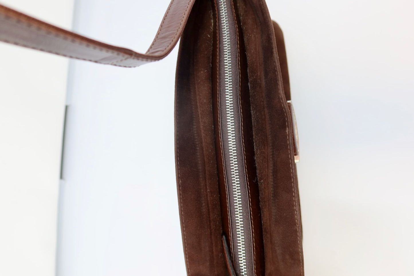 Fendi Brown Suede