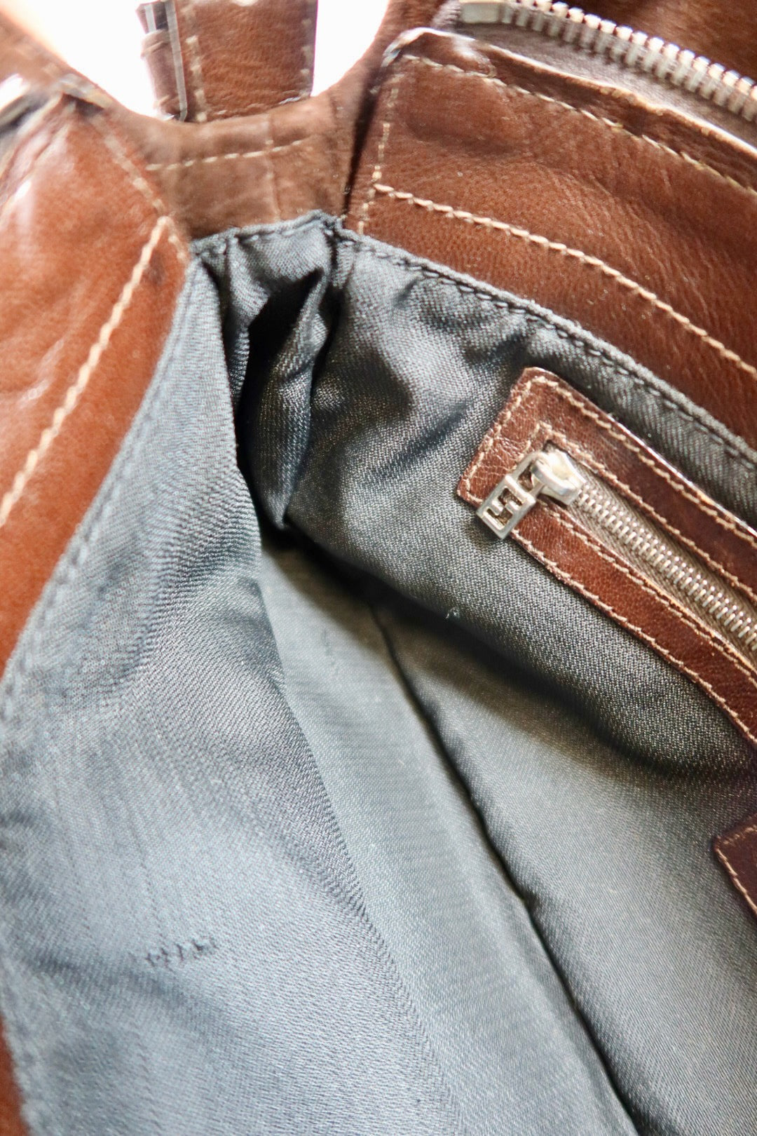 Fendi Brown Suede