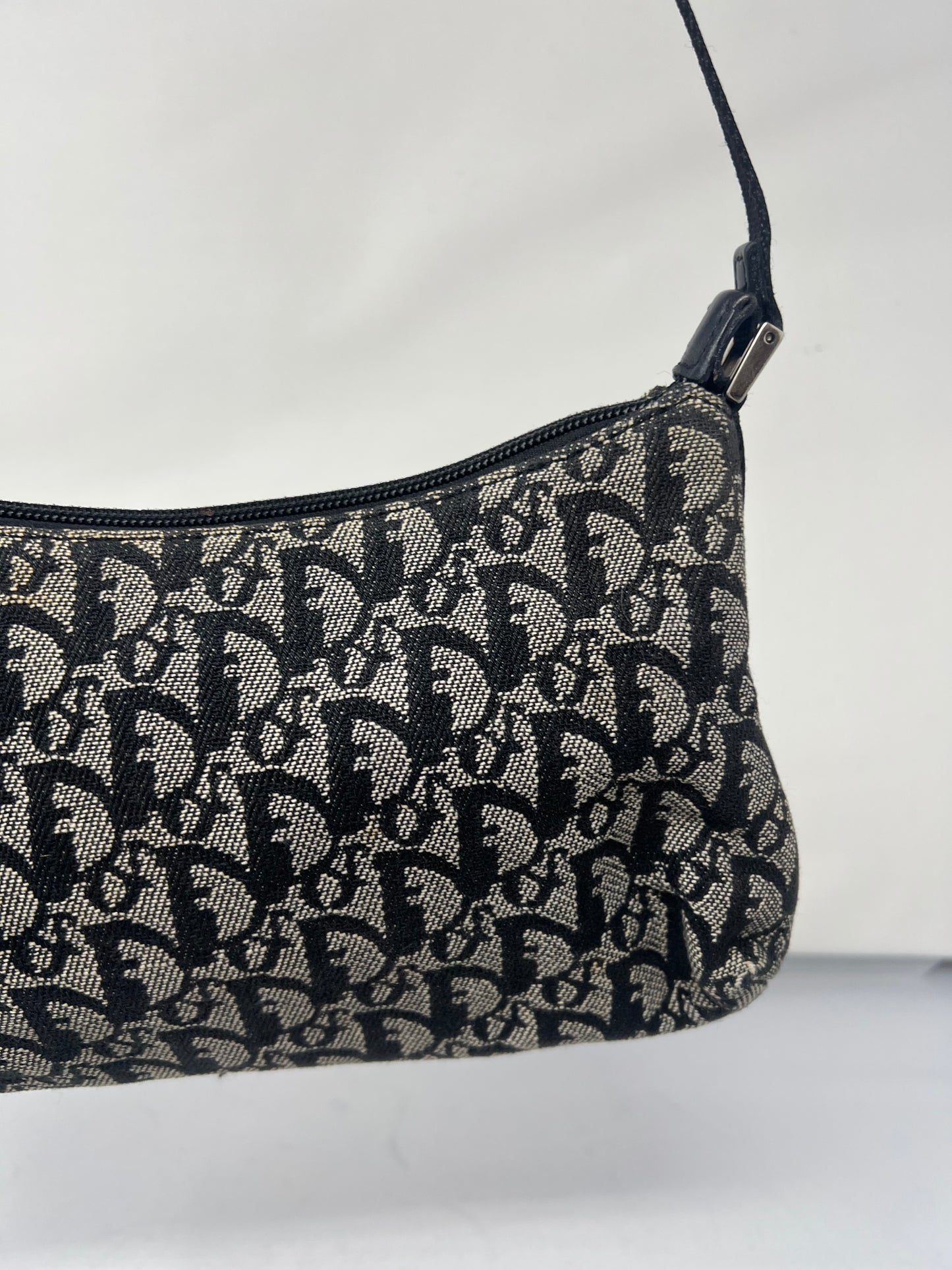 Christian Dior Trotter Jacquard Canvas Shoulder Bag