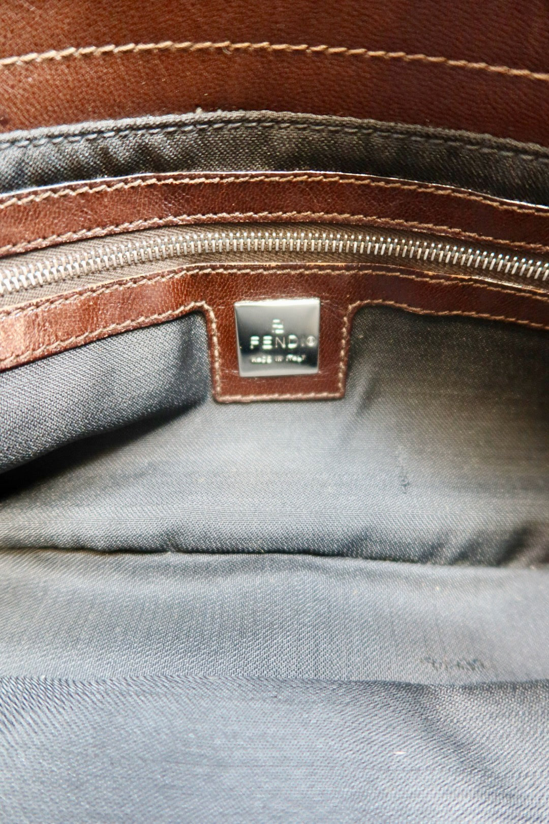 Fendi Brown Suede