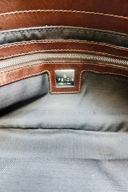 Fendi Brown Suede
