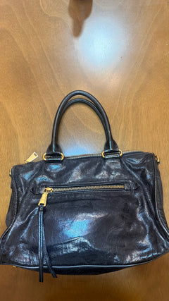 Miu Miu Black Leather Shine Vitello Bag
