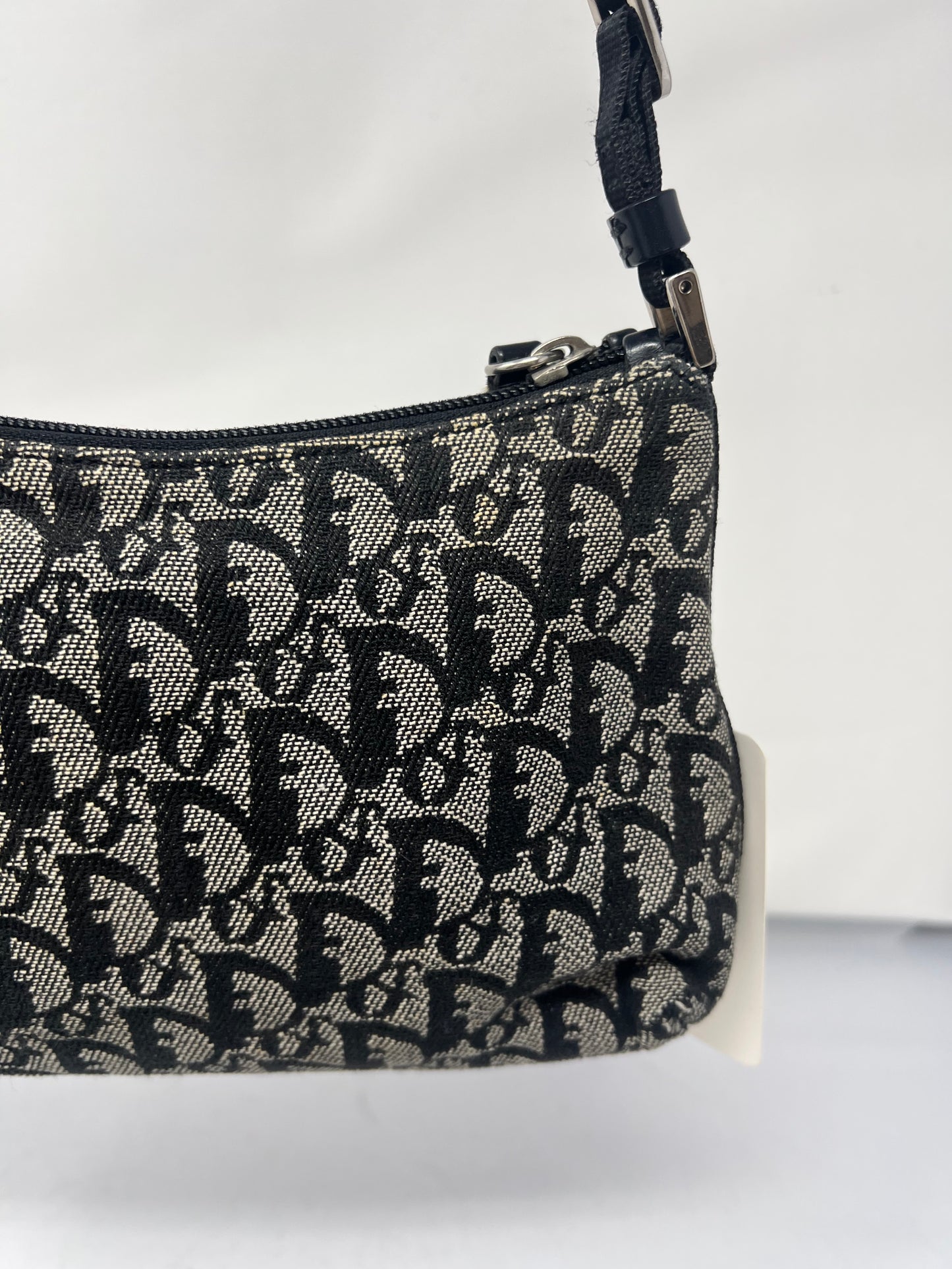 Christian Dior Trotter Jacquard Canvas Shoulder Bag