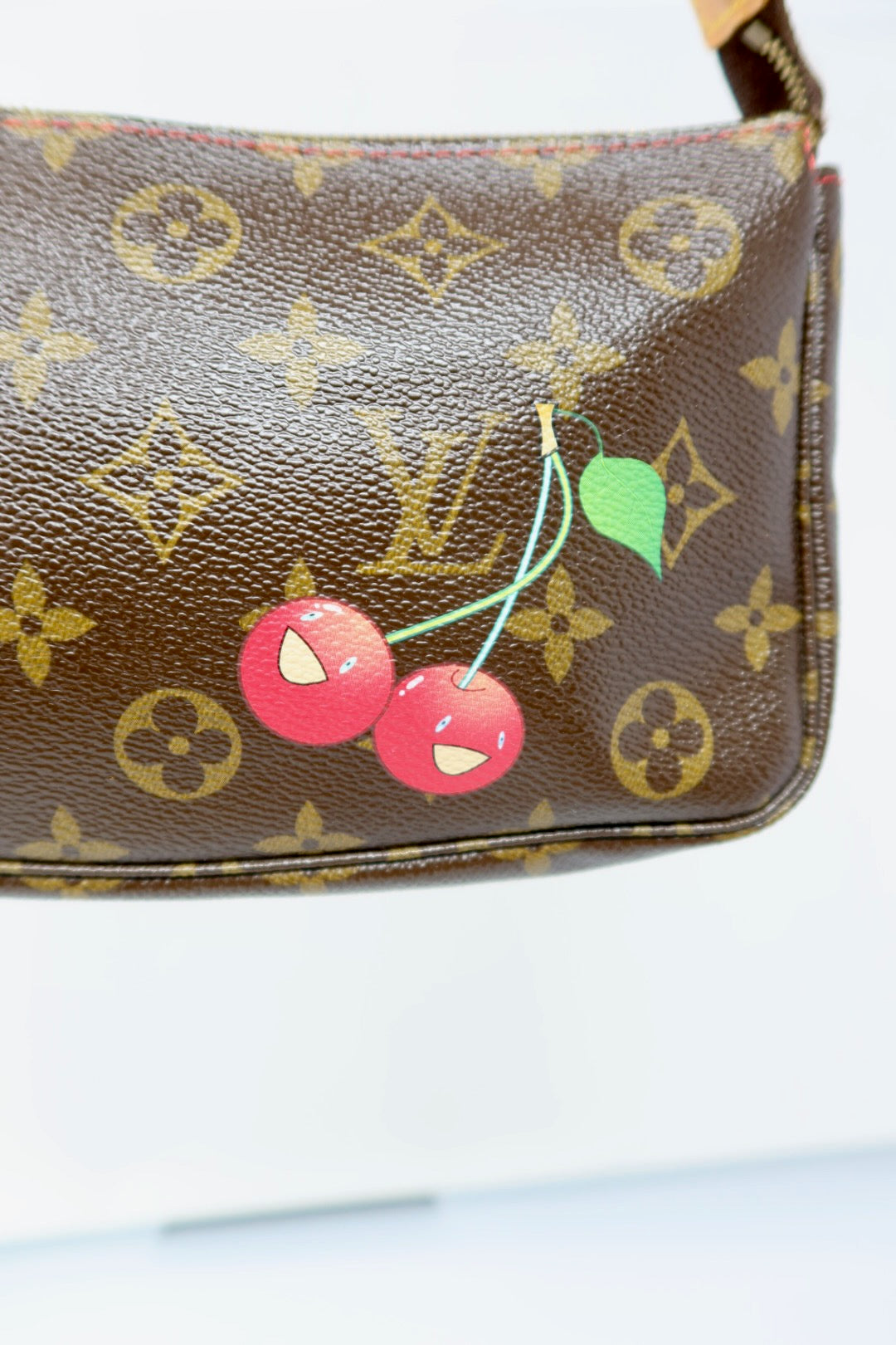 Louis Vuitton x Takashi Murakami Monogram Cherry Pochette