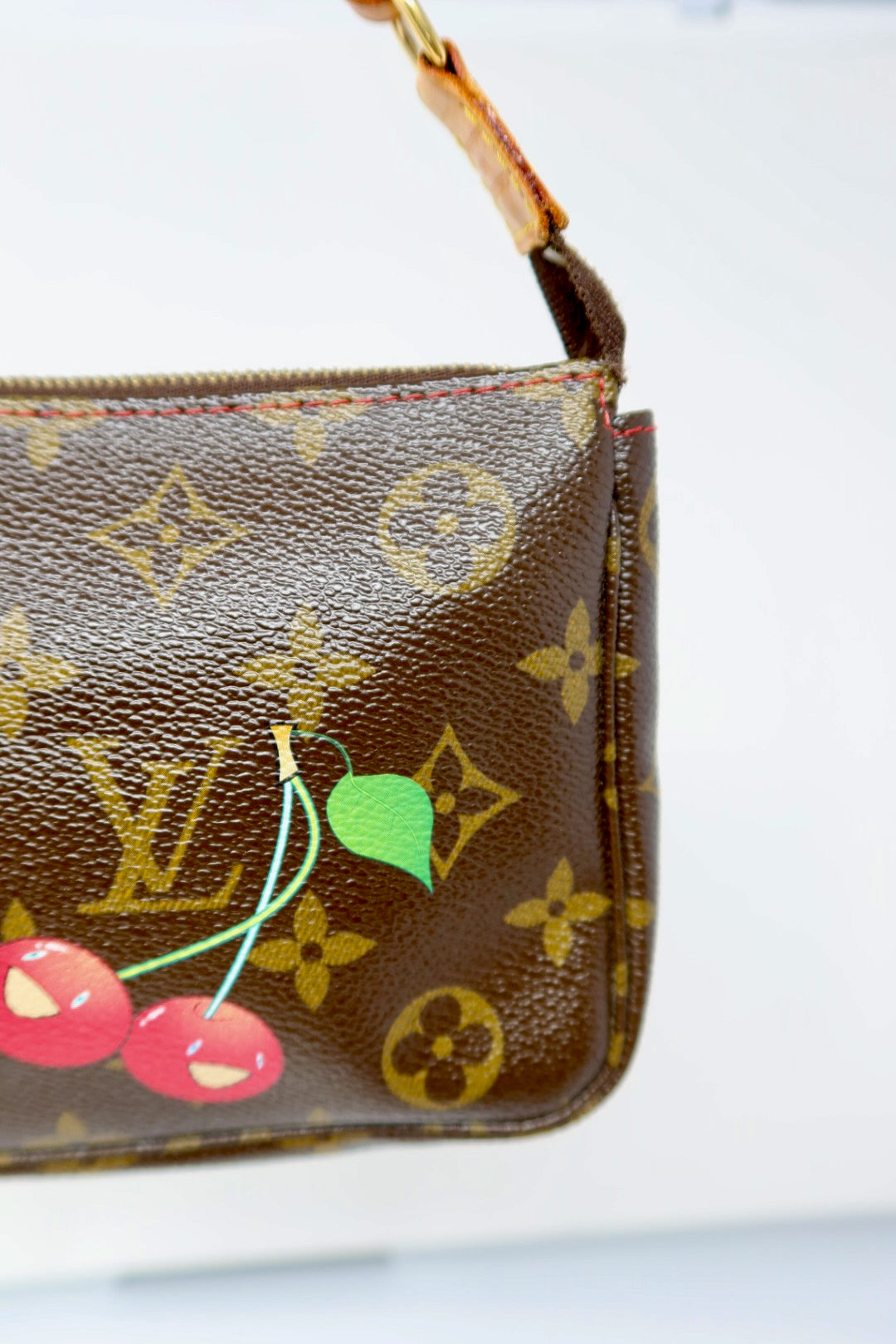 Louis Vuitton x Takashi Murakami Monogram Cherry Pochette