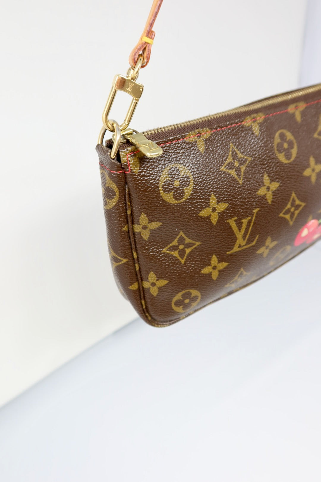 Louis Vuitton x Takashi Murakami Monogram Cherry Pochette