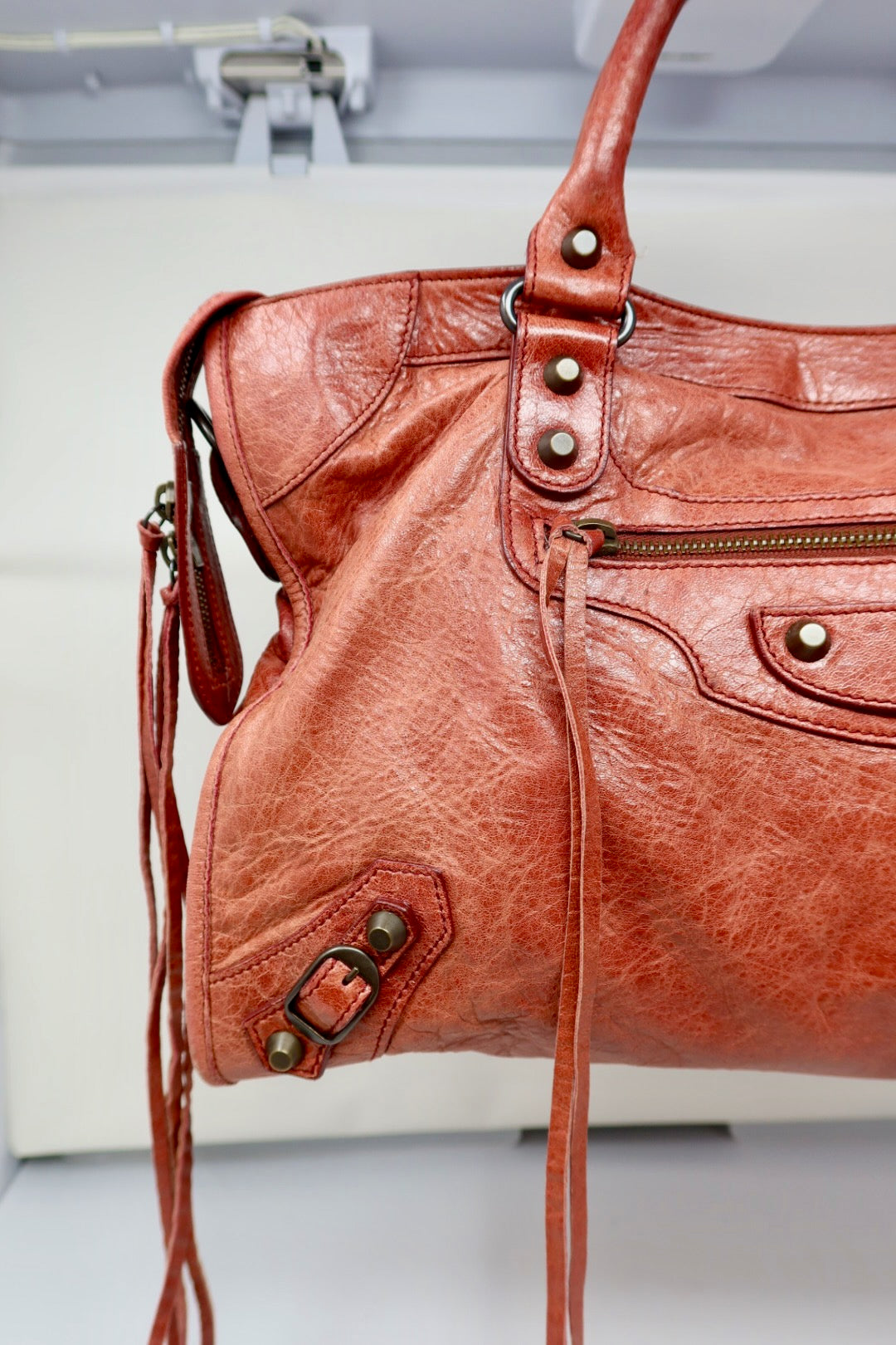 Balenciaga City Red (comes with original duster)