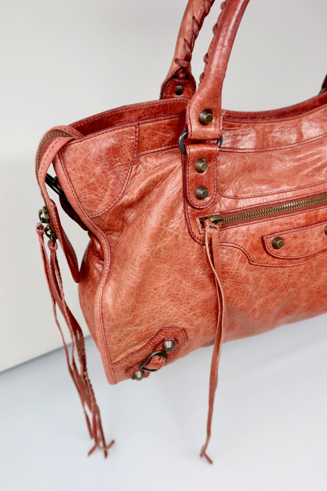 Balenciaga City Red (comes with original duster)