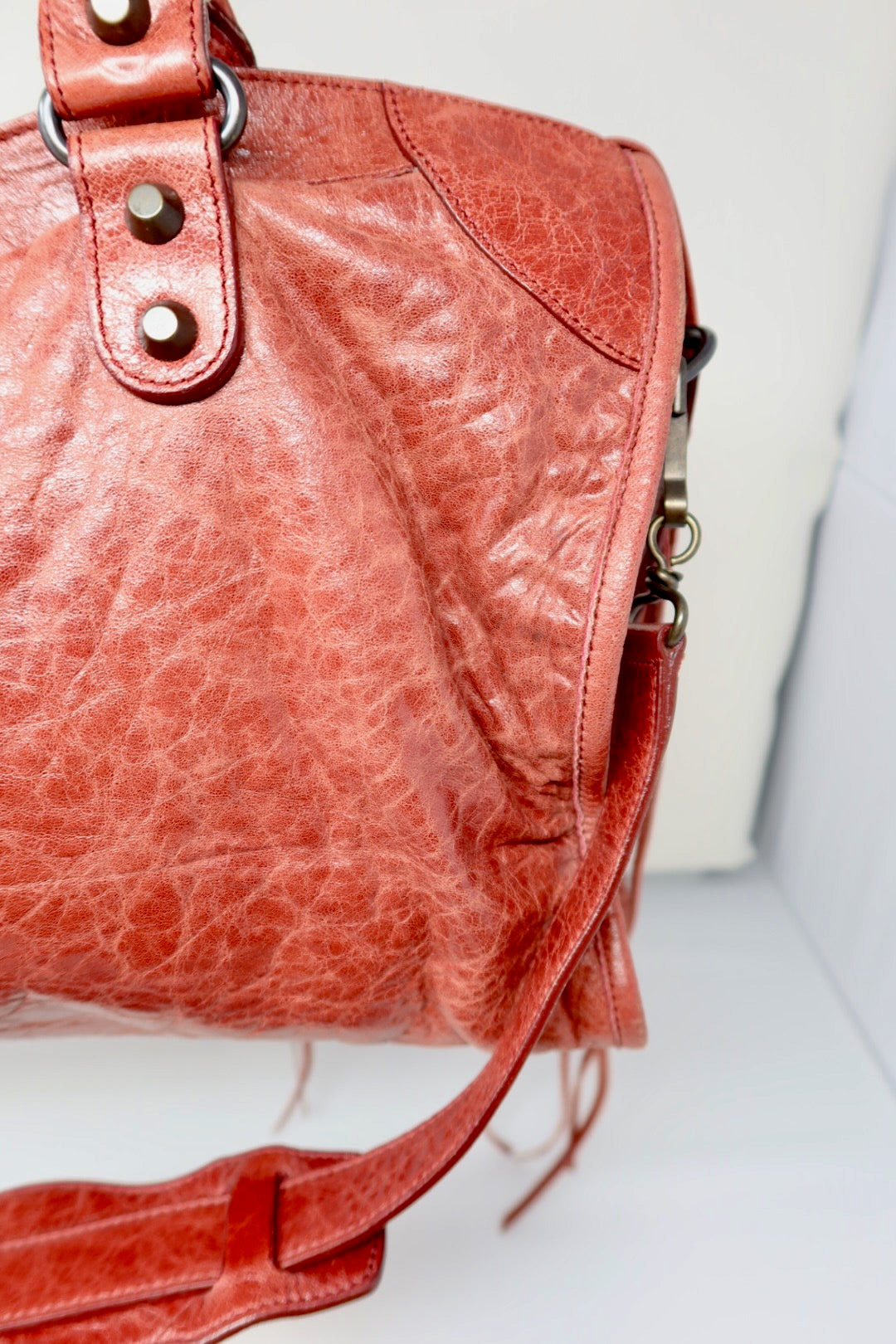Balenciaga City Red (comes with original duster)