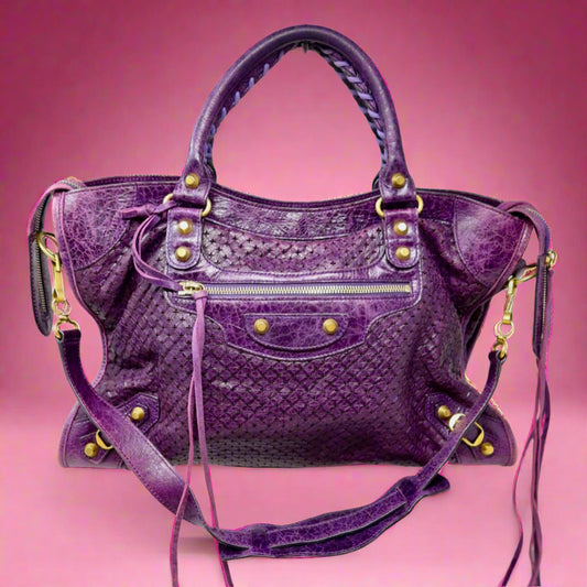 Balenciaga City Purple (comes with original duster)