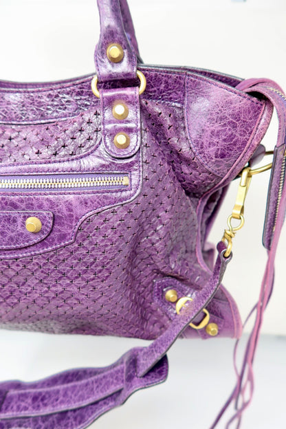 Balenciaga City Purple (comes with original duster)