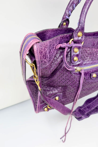 Balenciaga City Purple (comes with original duster)