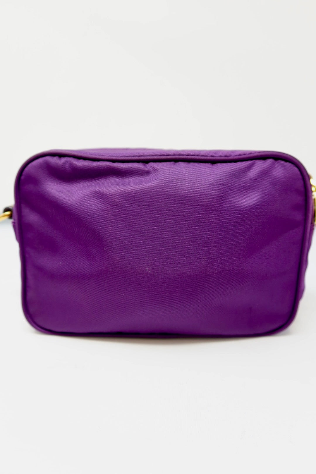 Prada Purple Crystals Nylon Pochette (comes with strap and original duster)