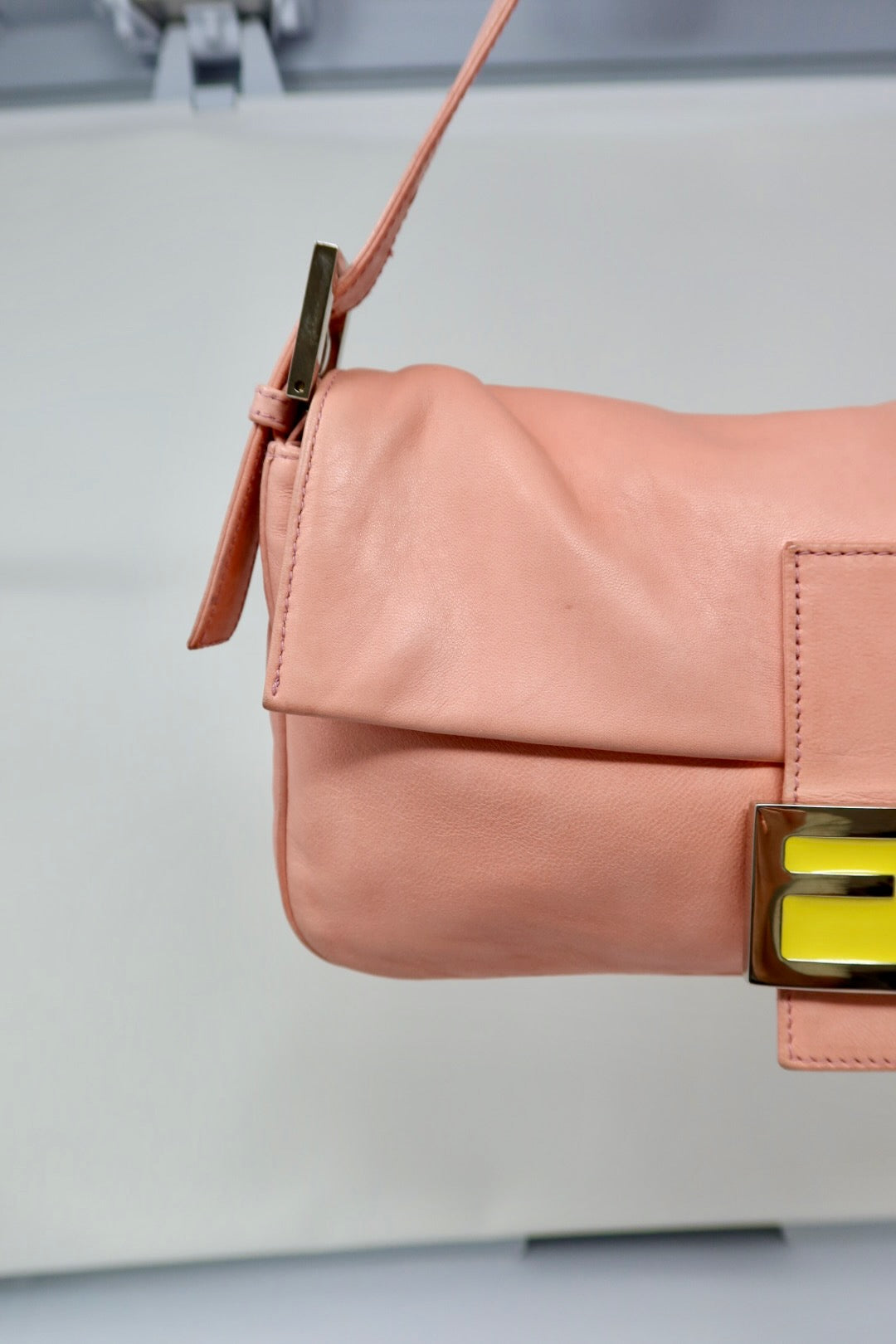 Fendi Baguette Pink Lambskin