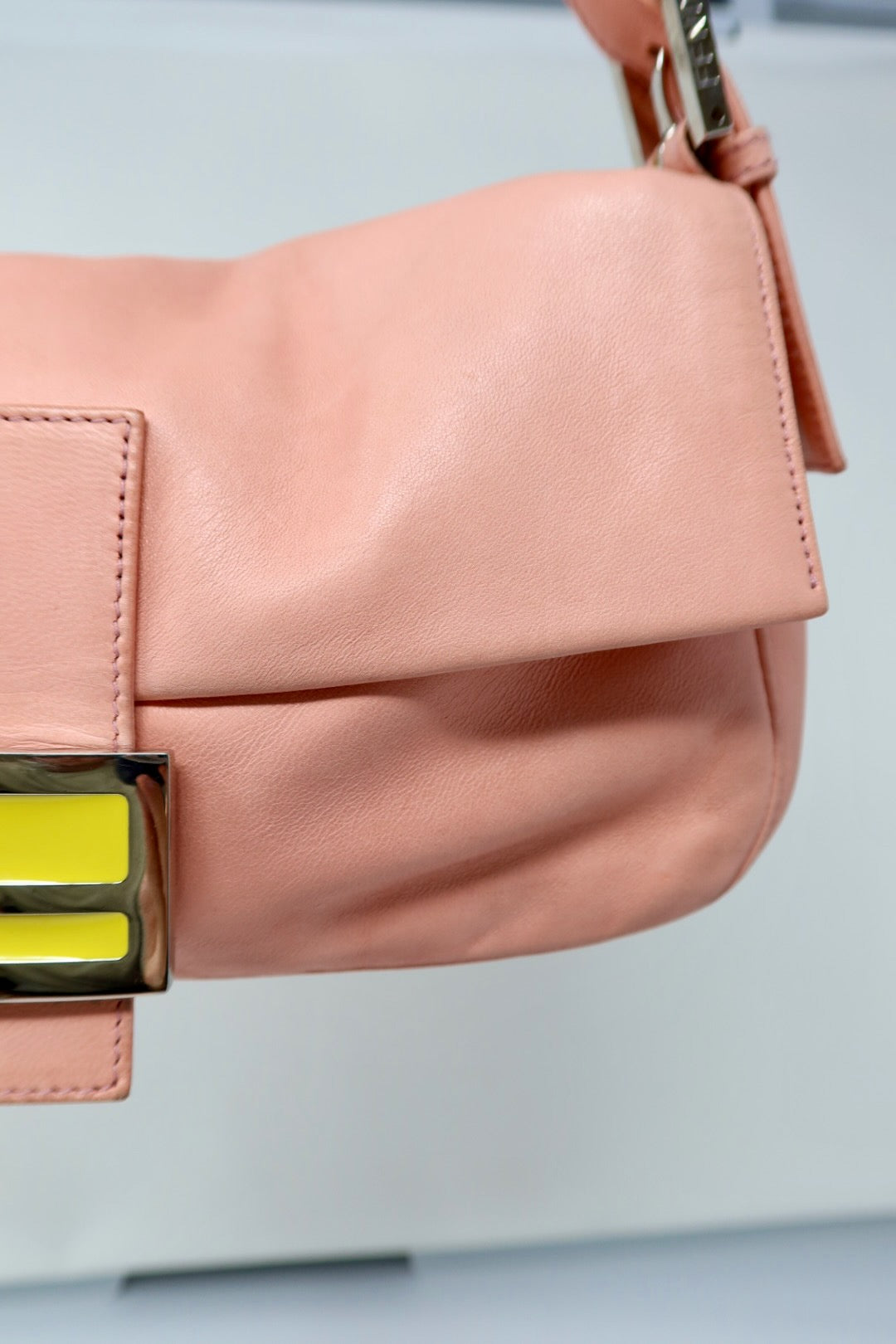 Fendi Baguette Pink Lambskin