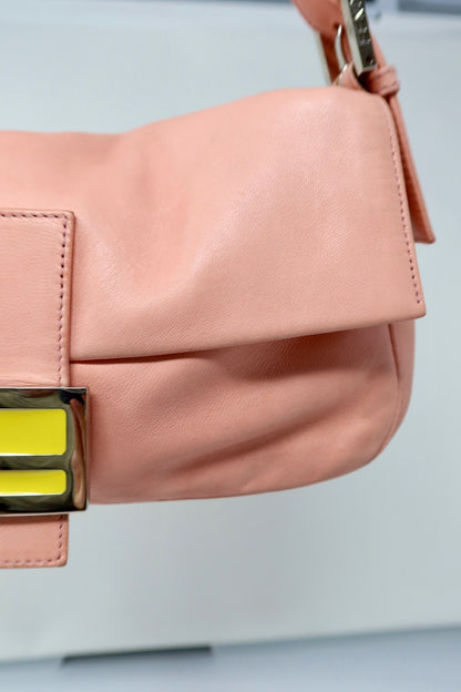 Fendi Baguette Pink Lambskin