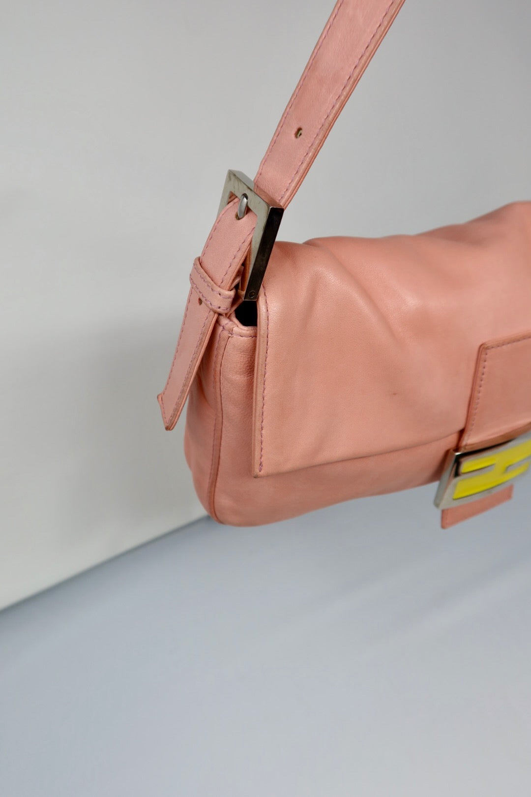 Fendi Baguette Pink Lambskin