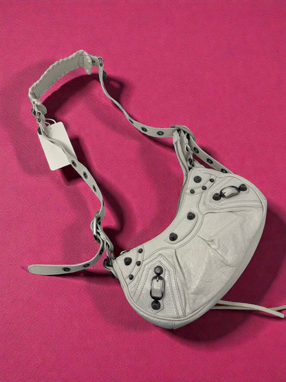 Balenciaga Le Cagole White Shoulder Bag