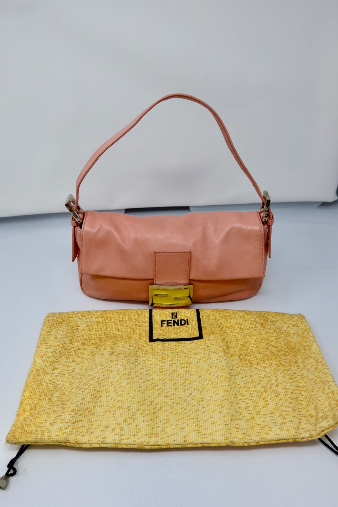Fendi Baguette Pink Lambskin