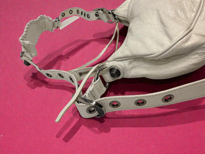 Balenciaga Le Cagole White Shoulder Bag
