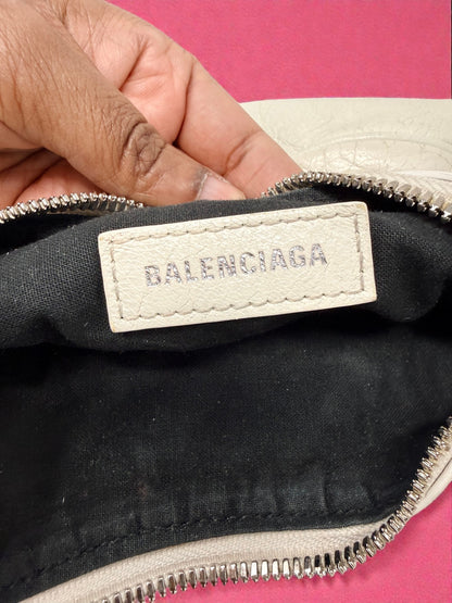 Balenciaga Le Cagole White Shoulder Bag
