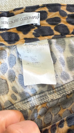 Dolce & Gabbana Leopard Print Cropped Pants