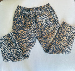 Dolce & Gabbana Leopard Print Cropped Pants