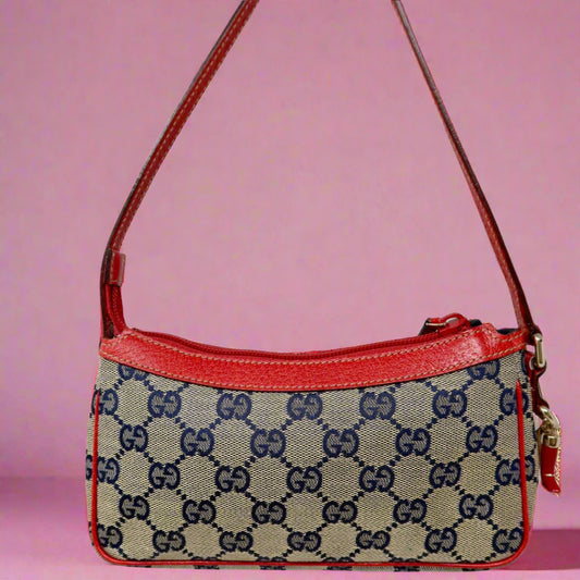 Gucci GG Canvas Red Mini Bag