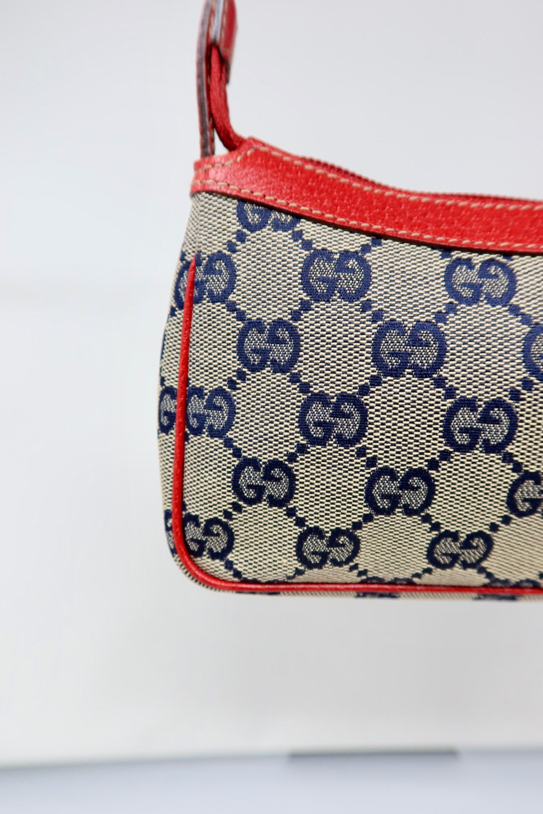 Gucci GG Canvas Red Mini Bag