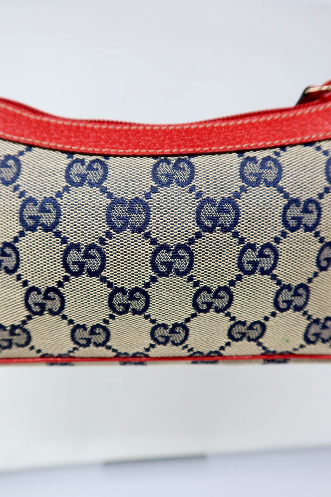 Gucci GG Canvas Red Mini Bag