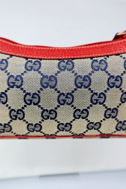 Gucci GG Canvas Red Mini Bag