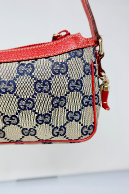 Gucci GG Canvas Red Mini Bag