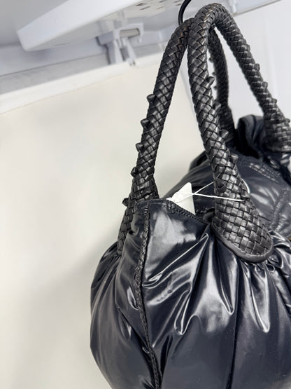 Fendi x Moncler Collab Black Puffy Spy Bag