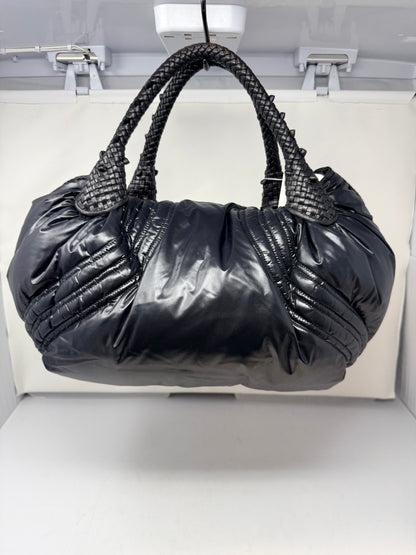 Fendi x Moncler Collab Black Puffy Spy Bag