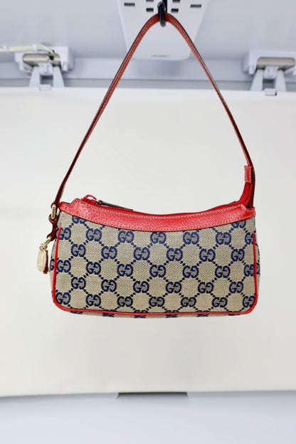 Gucci GG Canvas Red Mini Bag