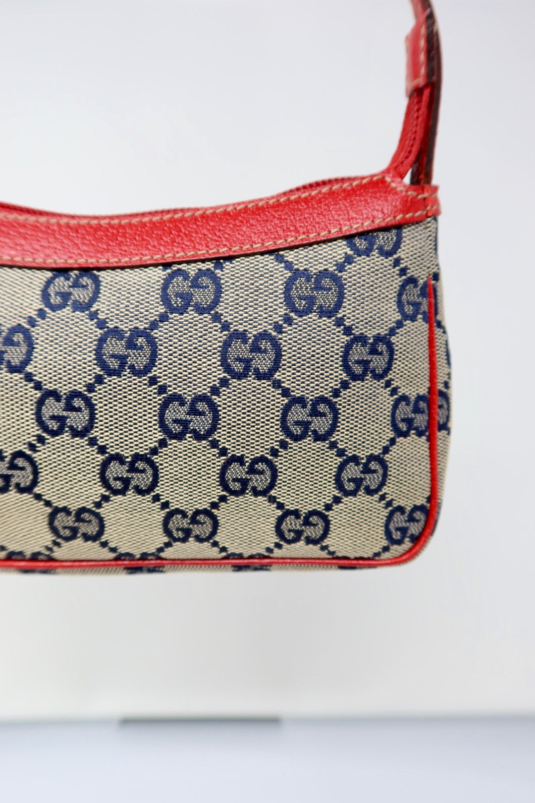 Gucci GG Canvas Red Mini Bag