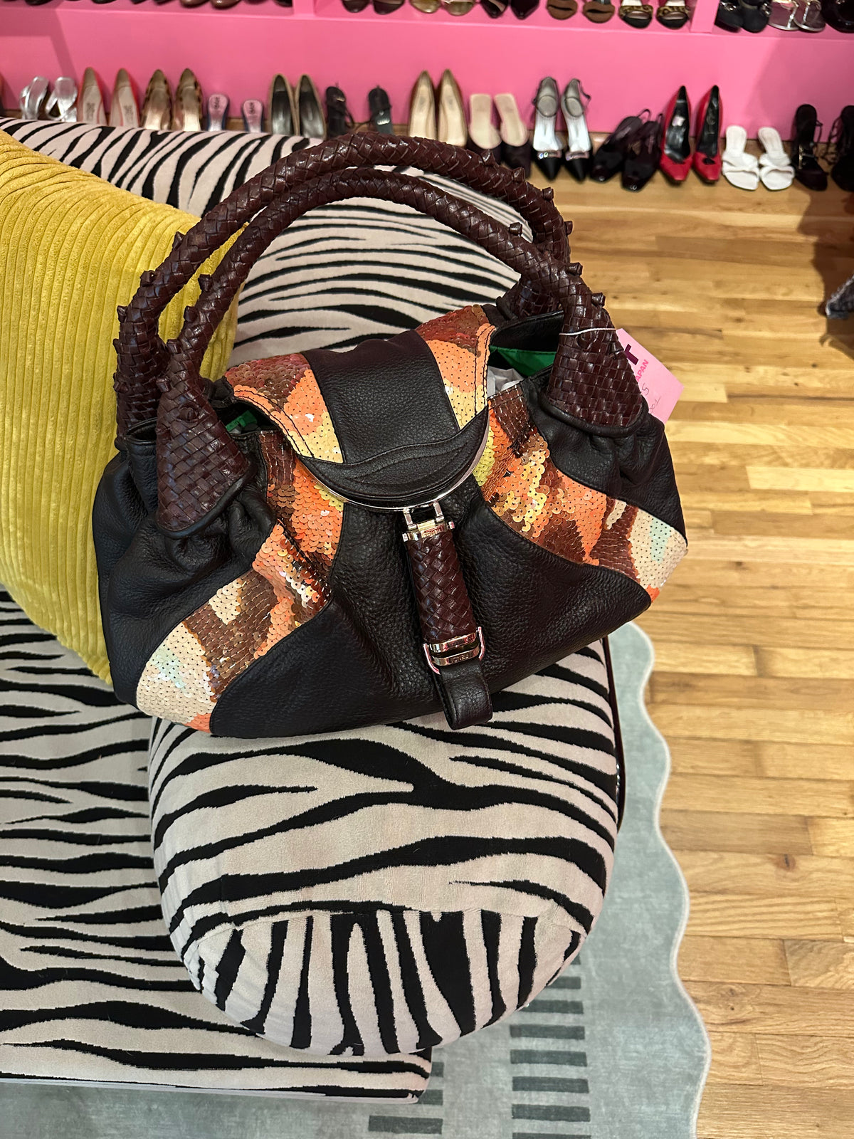Fendi Spy Multicolor Sequin (comes with original duster)