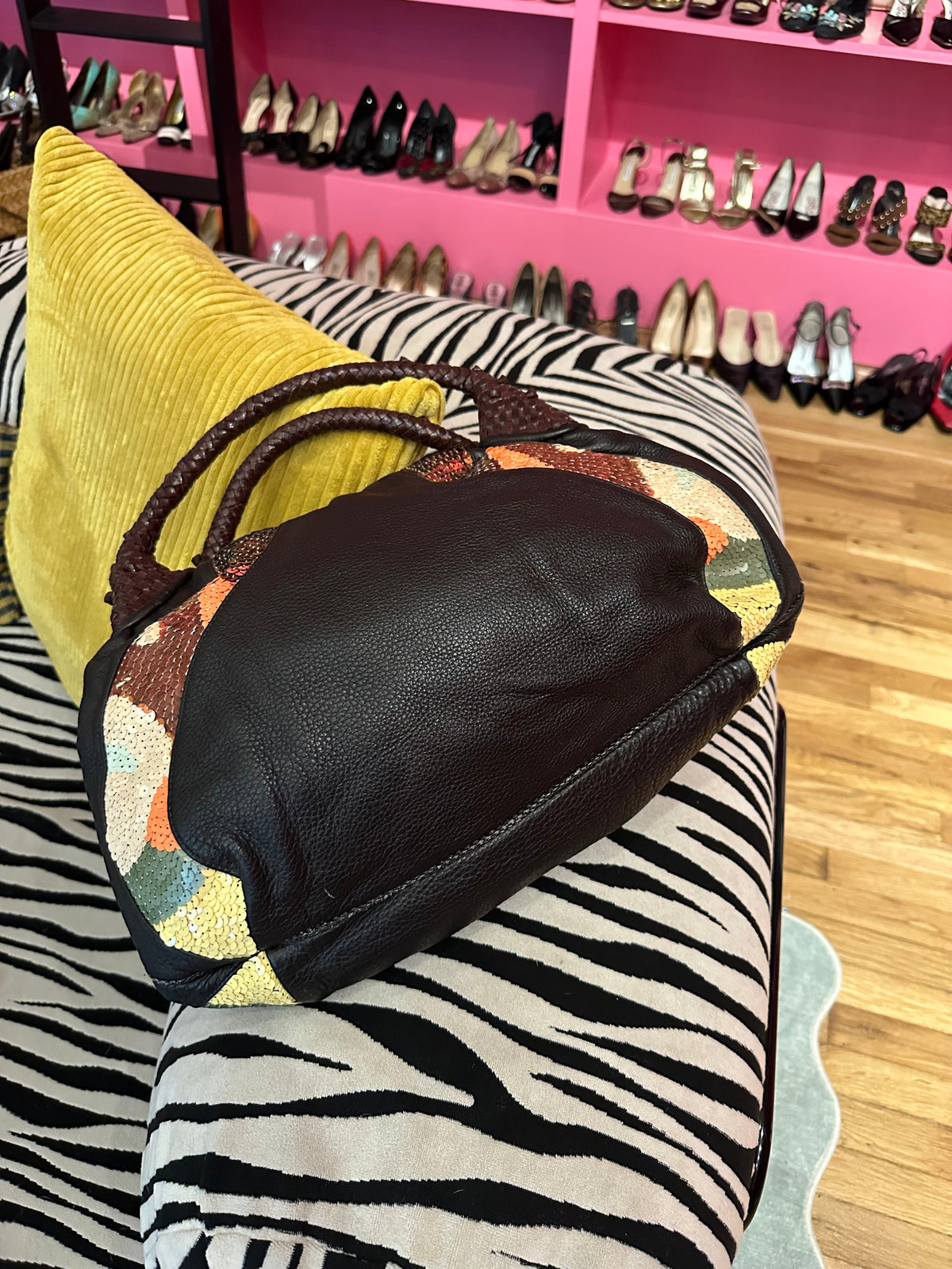 Fendi Spy Multicolor Sequin (comes with original duster)