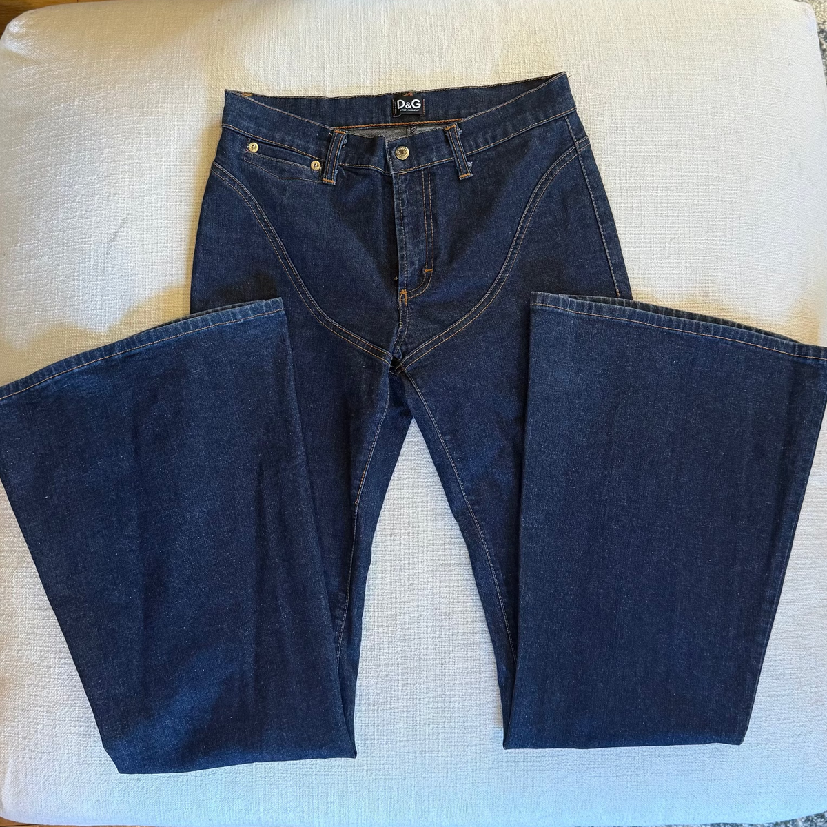 Vintage D&G Dark Wash Flared Jeans