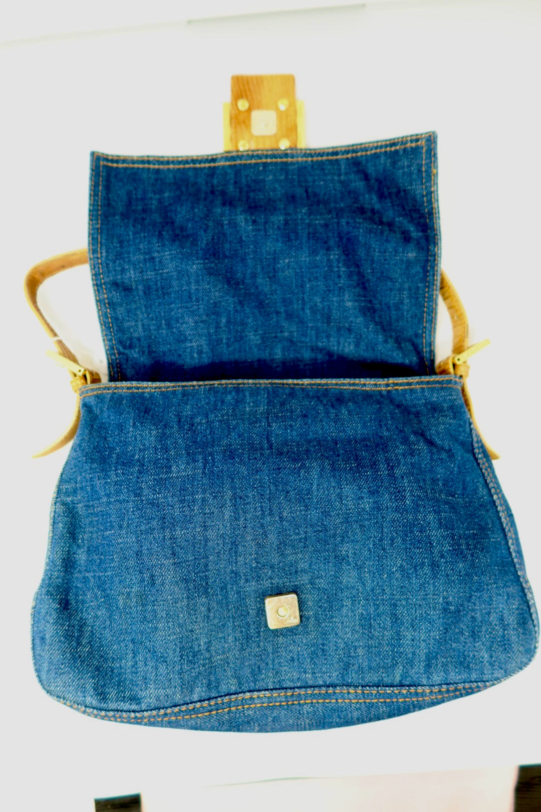 Fendi Denim Mama Baugette