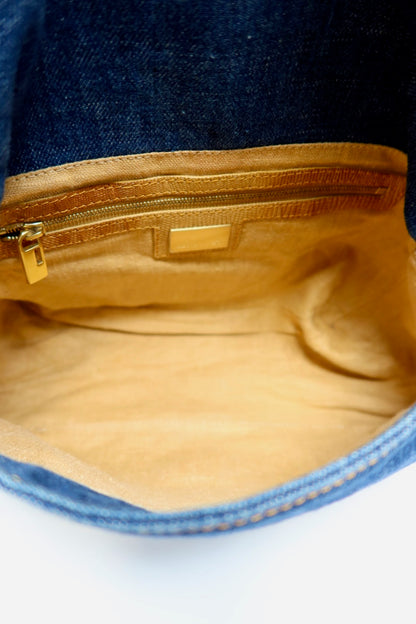 Fendi Denim Mama Baugette