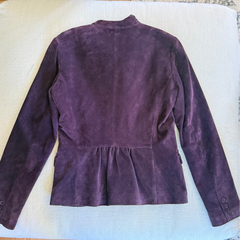 Vintage Caché Deep Purple Suede Jacket