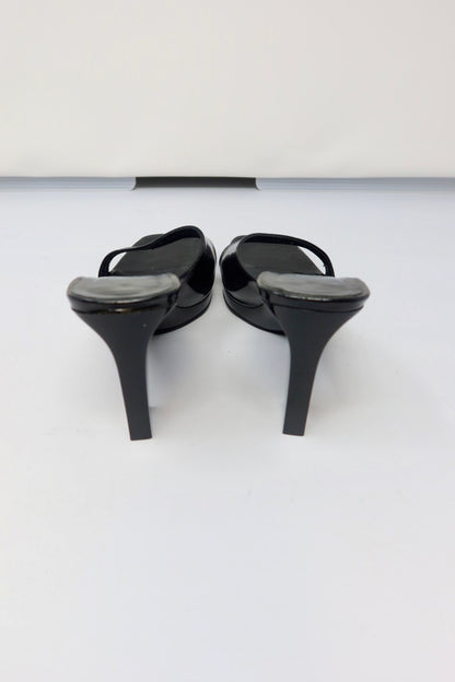 Gucci Tom Ford Era Pantent Leather Black Heels - 34.5 IT